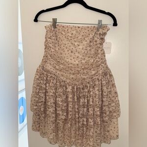 ALTRD STATE - Floral Strapless Dress